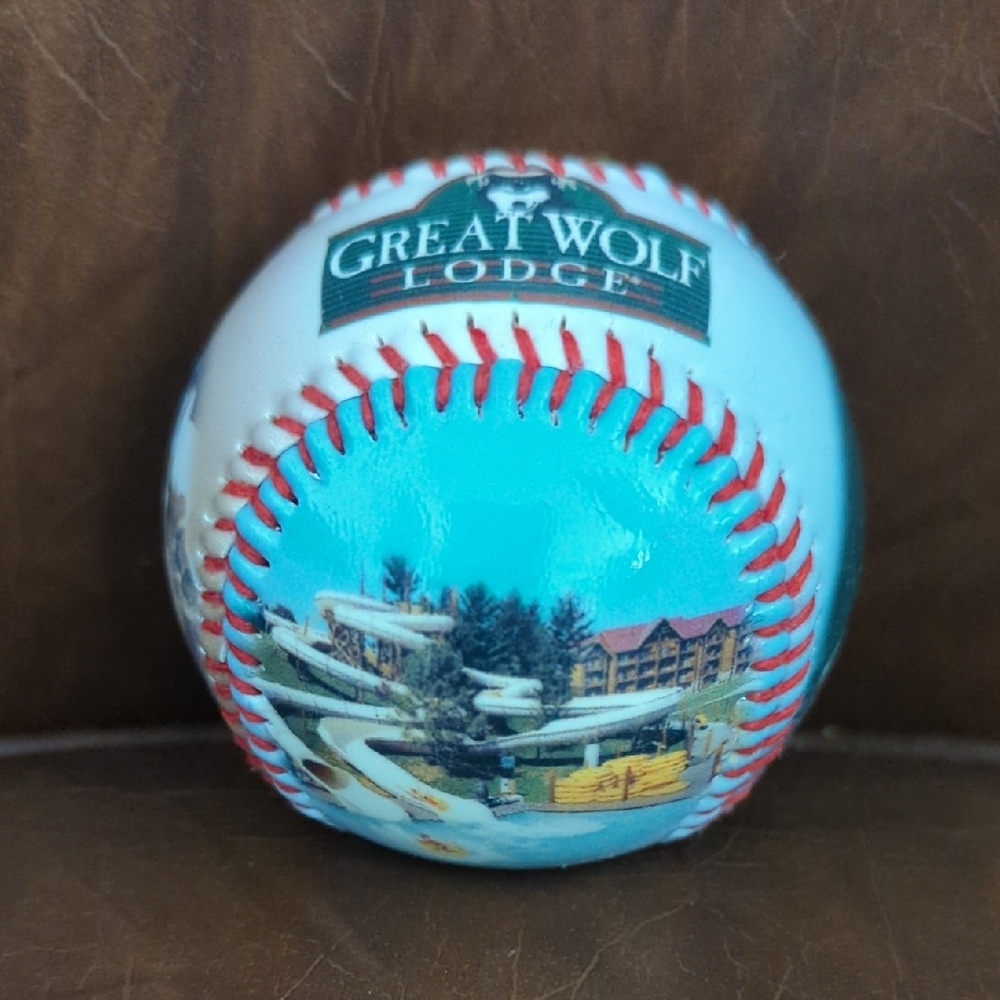 Souvenir Baseball - White and Blue